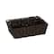 Household Essentials Dark Brown Wicker Storage Basket Set